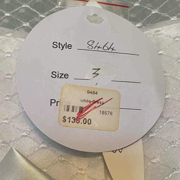 NWT Sarah Louise Formal Wedding Flower Girl Communion Easter Dress Size 3T - Picture 10 of 13